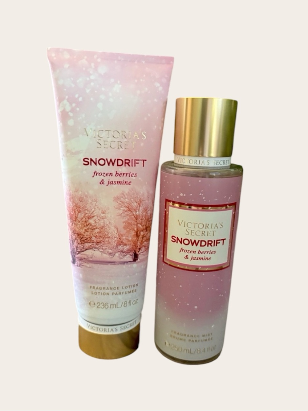 VS Snowdrift Fragrance Mist Spray & Lotion Victoria’s Secret Discontinued Berry